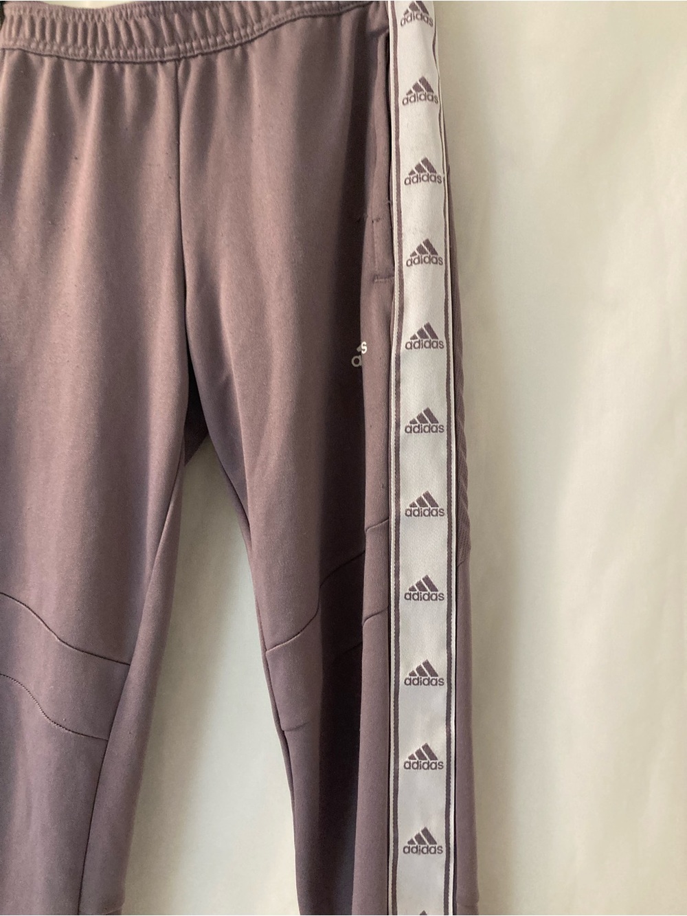 adidas Mauve Logo Tape Slim Track Pants Women’s XS/S